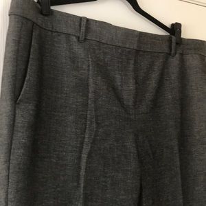 Charcoal Ann Taylor crop trousers